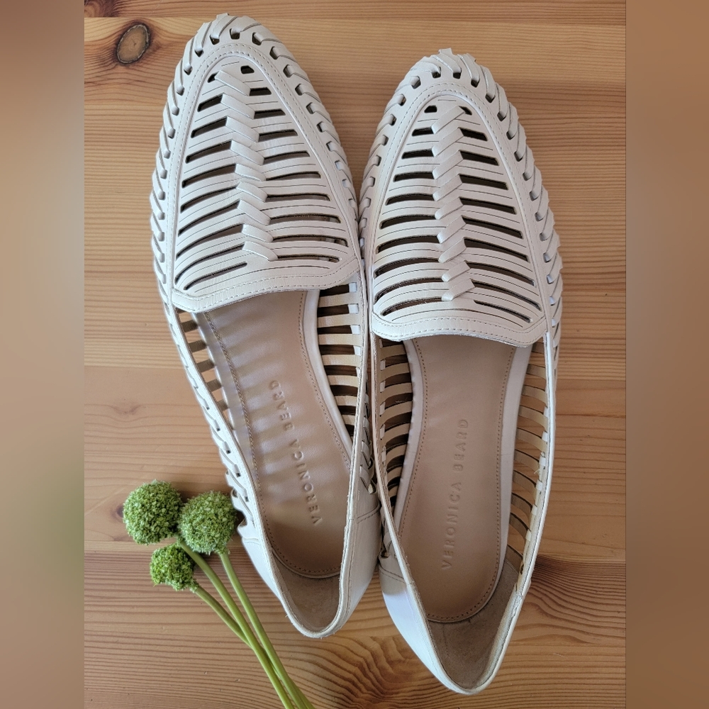 Veronica Beard Woven Loafers ~ 8.5
